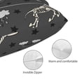 thumbnail image 5 of Disketp Pillow Covers Skeleton Unicorn Pattern Throw Pillow Case Cushion Covers,Cushion For Bedroom,Couch,Home-16"X24", 5 of 9