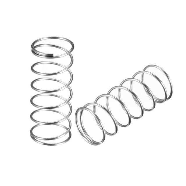 Resorte de acero en espiral comprimido extendido de 1x16x40mm, 10pcs