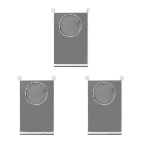 Inteprter Door Hanging Hamper Bag Laundry Basket Storage Dirty Clothes Pouch for Home Type1 NO1