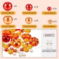 thumbnail image 5 of Thanksgiving Plastic Pumpkin Maple Leaf Vase Filler Set,Assorted Warm-Toned Beads,Mix & Match Options, Durable Materials, Hassle-Free Decoration, Suitable for Fall Weddings Gatherings, Festive Decor, 5 of 9