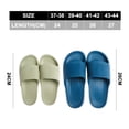 thumbnail image 2 of Zapatillas para mujeres y hombres de secado rápido, zapatillas suaves con puntera abierta, antideslizantes, suaves, para ducha, spa, baño, piscina, gimnasio, casa de playa, sandalias para interiores, 2 of 5