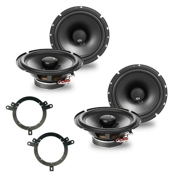 NVX Front & Rear 6.5" Coaxial Car Speaker Replacement for 2002-2003 Dodge Durango 540W Peak