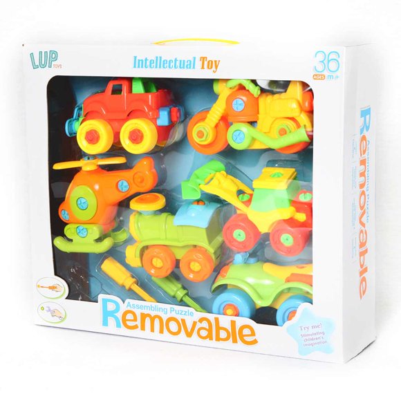 Vehículos Desarmable Didactico LUP TOYS LUP241 Piezas Intercambiables