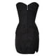 thumbnail image 1 of Corsés debajo del busto para mujer Bustier Stripe Vintage cintura Cincher Bodyshaper chaleco con falda, 1 of 6
