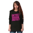thumbnail image 5 of Breast Cancer Detect & Protect Women's Long Sleeve T Shirt Brisco Brands X, 5 of 6
