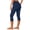 Dark Blue, variant on Workout Pants Compression Leggings for Women Fitness Sports Side Pocket Peach Bottomed Running Thigh Raising High Waisted Abdominal Retracting Elastic Tight Yoga Pants