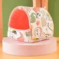 thumbnail image 2 of Visland Guinea Pig Bed Cave, Cute Cartoon Pattern Soft Skin-friendly Cozy Hamster House Hideout for Dwarf Rabbits Hedgehog Squirrel Winter Nest Hamster Rats Cage Accessories, 2 of 8