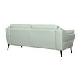 thumbnail image 4 of Franz Mint Leather Sofa, 4 of 12