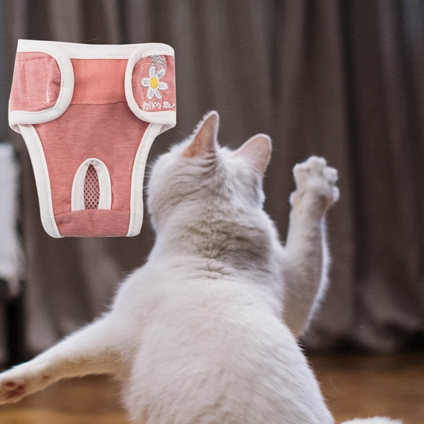 Pañal para perros Pantalones fisiológicos Ropa interior sanitaria para perros hembra (Rojo L) Ndcxsfigh Para estrenar