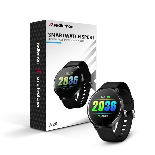 Smartwatch Redlemon Reloj Inteligente Sport Ritmo Cardiaco W20 Walmart en linea