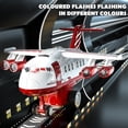 thumbnail image 2 of Airplane Toy,Transport Cargo Airplane Toys Music and Airplane Car Toy Play Set, with Vehicle Car Toy 1 Map 1 Barricade for 3+ Red, 2 of 7