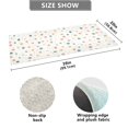 thumbnail image 3 of Haosy Hand-drawn Cute Square Bathroom Rugs Non Slip Absorbent Soft Plush Quick Dry Bath Mat, 39"x20", 3 of 8