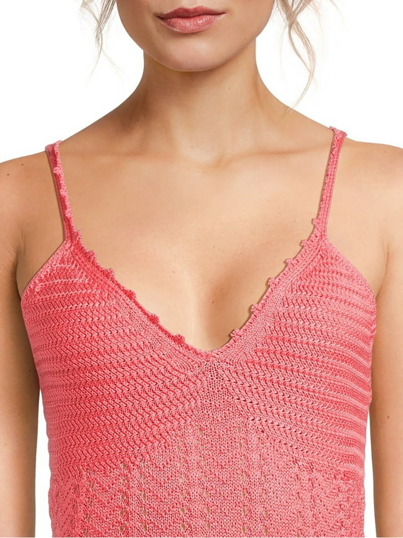 Madden NYC Sleeveless Crochet Dress - Juniors Midi Dress - Walmart.com