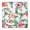 113, variant on Floral Pattern Elastic Tablecloth with Waterproof Polyester, Fits 34x34 Inch Tables for Indoor or Garden Decor