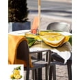 thumbnail image 5 of Fsddascl Lemon Outdoor Tablecloth - 54x54 Inch Square Dining Table Cover, Summer Fruit Watercolor Yellow Waterproof Outdoor Table Cloth with Umbrella Hole & Zipper for Picnic/Patio/Party, 5 of 7