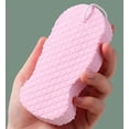 thumbnail image 2 of Rose 2 Pack Ultra Soft Exfoliating Bath Sponges, Exfoliating Body Bath Sponges, Reusable, With Drawstring, 2 of 5