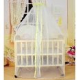 thumbnail image 1 of Mosquitera para cuna de bebé de 1,6 M x 4,2 M, mosquitera para cuna de bebé, tienda de campaña, cúpula colgante, cortina, malla transparente, cubierta de cama para guarderías, cama con dosel, 1 of 3