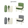 thumbnail image 3 of Greenwalnut Portable Baby Chair | Camp Chair | Booster Seat With Removable Tray (Grey), 3 of 4