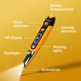 thumbnail image 4 of Multifunction D Tester -250V Electrical Voltage Probe Tester Voltage Tester with Yellow, 4 of 9
