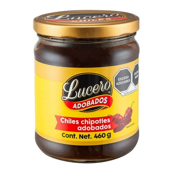 Chiles Lucero Sabormex chipotles adobados 460 g