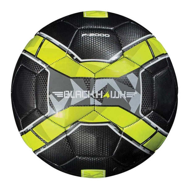 Balón de fútbol Franklin Sports Blackhawk talla 3 negro