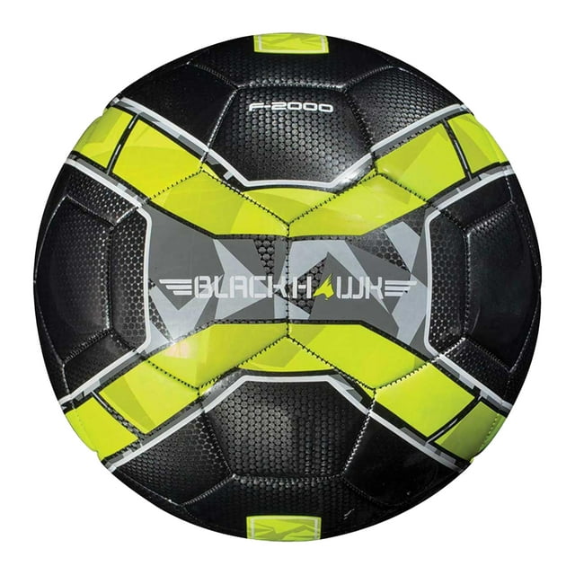 Balón de fútbol Franklin Sports Blackhawk talla 3 negro