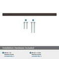 thumbnail image 5 of Amerock Merced 8-13/16 inch (224mm) Center-to-Center Oil-Rubbed Bronze Cabinet Pull, 5 of 7