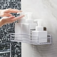 thumbnail image 3 of Iron Wall-mounted Self-adhesive Bathroom Kitchen Shelf Stroage Rack Accessory Storage Rack, 3 of 8