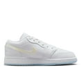 thumbnail image 2 of Big Kid's Jordan 1 Low SE White/Ice Blue-Summit White (FQ9112 100) - 5, 2 of 8