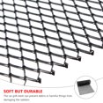 thumbnail image 4 of Gymnture Mesh Grill Car Mesh Sheet Grille Bumper Alloy Aluminum Car Metal Supplies Auto Body Automotive Roll Automotive Black, 4 of 11