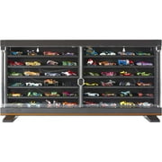 Hot Wheels Display Case with Exclusive Mercedes-Benz 190E 1:64 Scale Sports Car