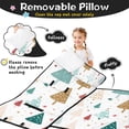 thumbnail image 3 of White Christmas Tree Pattern Toddler Nap Mats for Kids Preschool,59"x22" Sleeping Mat Bag or Kids,Toddler Sleeping Bag,Toddler Nap Mat or Daycare, 3 of 6