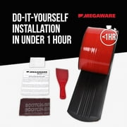 Megaware ذاتية اللصق DIY Keel Guard - تطيل حياة قاربك - 5 بوصات واسعة (أسود)