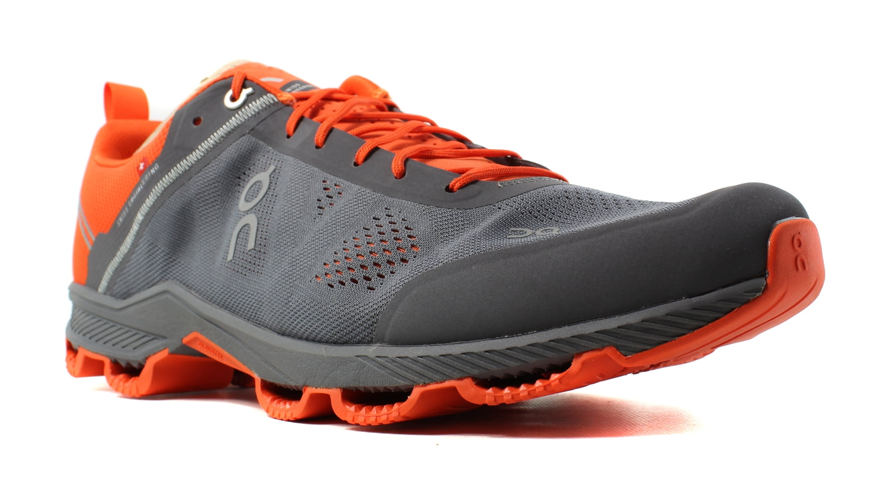 mens orange athletic shoes