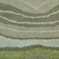 thumbnail image 5 of Rugsotic Carpets Hand Tufted Wool Eco-Friendly Area Rugs - 2'6"x8', Runner, Green, Modern Contemporary Design, High Pile Handmade Anti Skid Rugs for Living Room, Bed Room (K00672), 5 of 5