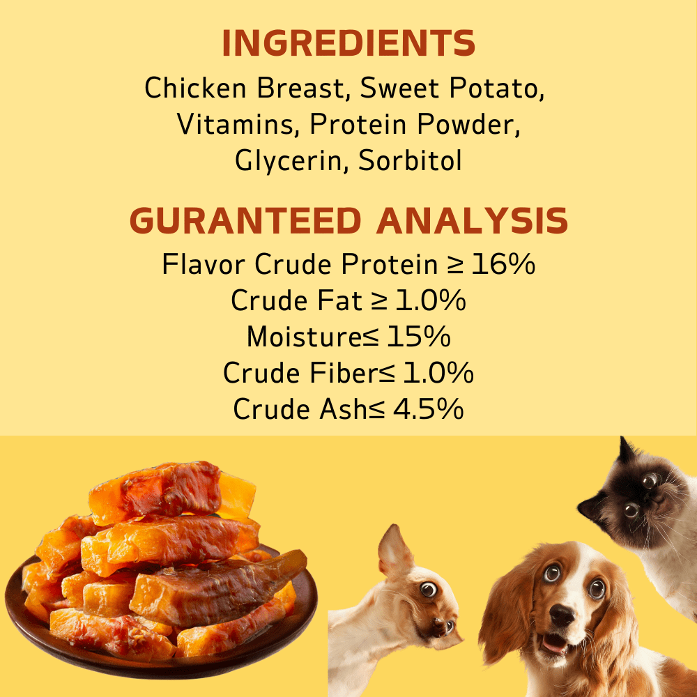 800g/1.76LB Mixed Flavor Series, Easily Digestible, Dog Chews Long Lasting, And High Protein, Low Fat, Perfect Training Reward Snack For Small, Medium and Large Dogs