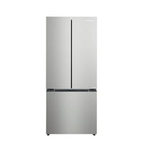 Hamilton Beach, 17.7 Cu. Ft. French Door Refrigerator, Freestanding Installation, Platinum Silver, HZ0771