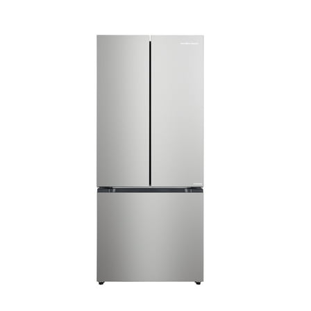 Hamilton Beach, 17.7 Cu. Ft. French Door Refrigerator, Freestanding Installation, Platinum Silver, HZ0771