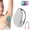 TMQ-Silver, variant on Crystal Hair Eraser Physical Hair Removal Tool Epilator Reusable Body Depilation Tool Glass Hair Remover Portable Mild Epilator