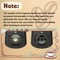 thumbnail image 5 of Bluebow Single Serve Coffee Maker for K Cup & Ground Coffee& Tea, Capsule Coffee Machine, 6-12oz Brew Size, Black, 5 of 9
