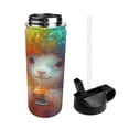 thumbnail image 2 of Sikiie Rainbow Lamb Breakfast Print 18OZ Insulated Straw Cup, Portable Leak-proof Sports Water Bottle, Stainless Steel Water Cup Suitable for Home and Outdoor, 2 of 8