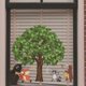thumbnail image 5 of Pegatinas para ventanas: 1 impresionante pegatina estática decorativa de animales debajo de árboles altos para evitar que los pájaros choquen contra las ventanas, 5 of 5