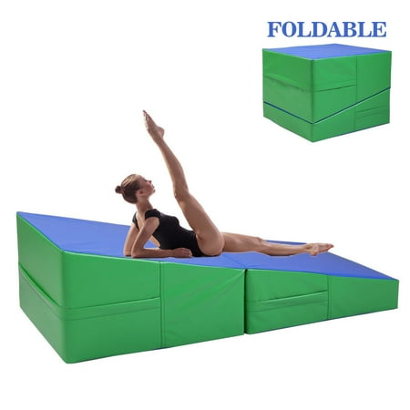 71 X 30 X 14 Large Incline Gymnastics Mat Wedge Folding