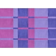 thumbnail image 1 of Ahgly Company Machine Washable Indoor Rectangle Transitional Purple Mimosa Purple Area Rugs, 5' x 7', 1 of 7