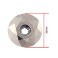 thumbnail image 3 of Tapa Superior Del Auricular MTB Bike Stem Headset Tapa superior Aleación de aluminio Fork Tube Top Cover (Plata), 3 of 4