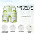 thumbnail image 5 of Lsque Mens Swim Trunks Frogs and Dragonflies Pattern - Bathing Suit Compression Liner - Beach Swim Shorts Swimwear - (S-3XL) - Stretch Quick Dry -Medium, 5 of 9