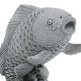 thumbnail image 2 of Statue de Poisson Pierre Bleue Sculpture Réaliste pour Décoration de Jardin 1 Ensemble, 2 of 8