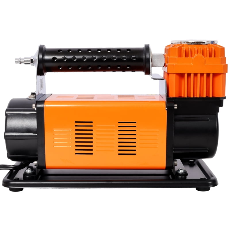 12V Heavy Duty Air Compressor, 150 PSI Tire Inflator with 26FT Hose for Car/SUV/RV/Truck（Black）