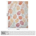 thumbnail image 4 of Nawypu  Palm Leaf Pattern Lightweight Super Soft Cozy Throw Blanket Warm and Lightweight Soft Flannel Blankets 50x40 Small for Kid Bed Blanket, 4 of 6