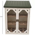thumbnail image 3 of Wooden Egg Holder, Rustic Kitchen Counter Organizer,Farmhouse Egg Storage Cabinet with Mesh Doors,3 Tier 30Eggs Wooden Egg Storage Box for Kitchen Pantry Countertop, 3 of 5